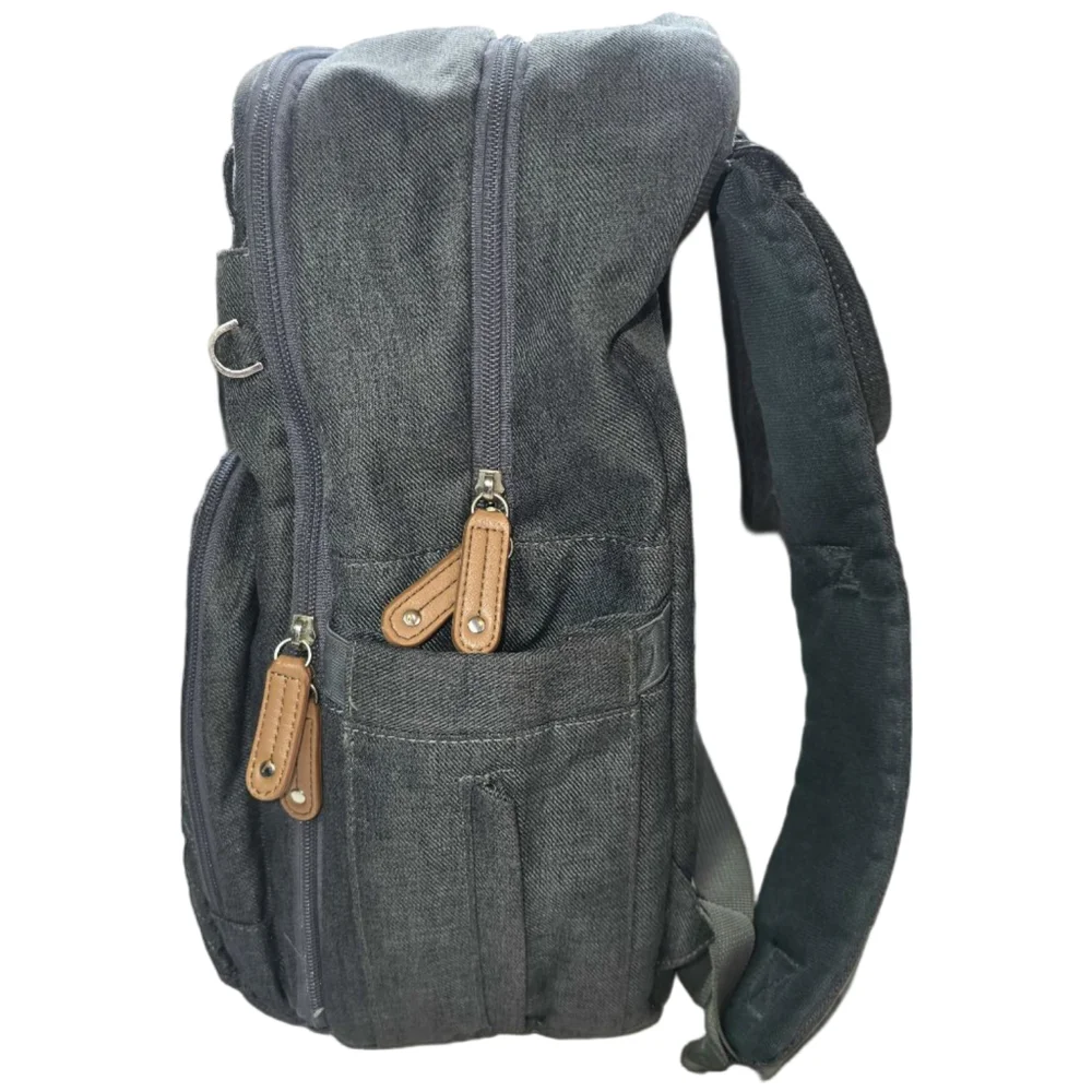 Women's Ruvalino Baby Bag One Size Gray Brown Diaper Backpack
